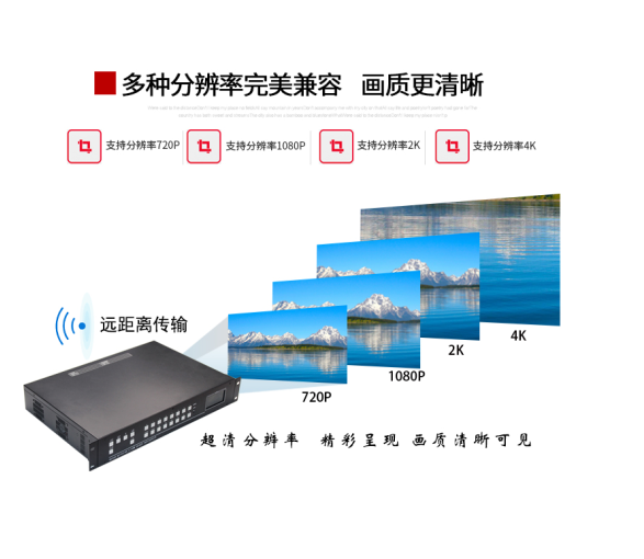 液晶屏多信號圖像拼接視頻處理器